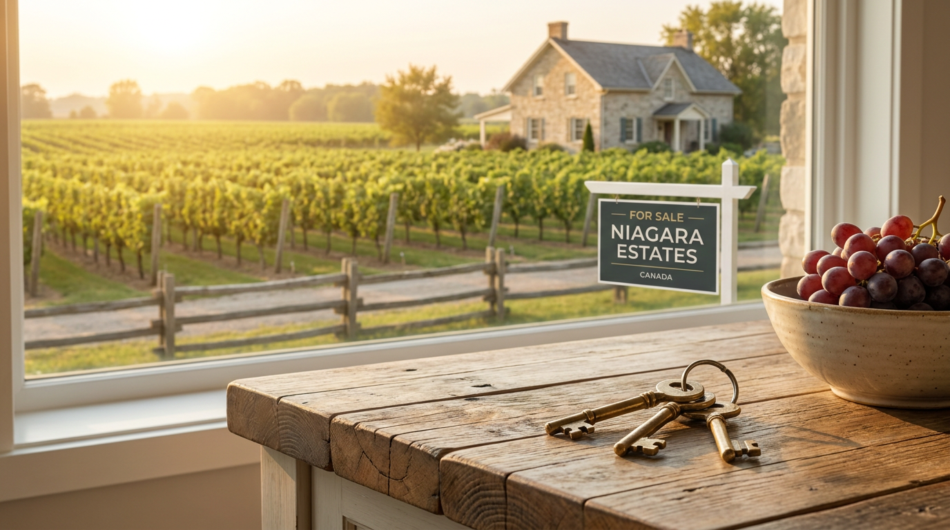 What Does Vineyard and Estate Land Go For in Niagara-on-the-Lake Right Now?